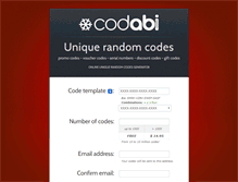 Tablet Screenshot of codabi.com